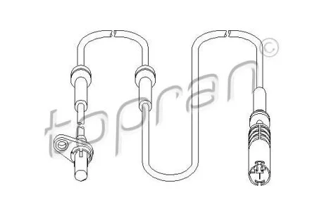 Датчик ABS TOPRAN 501 079