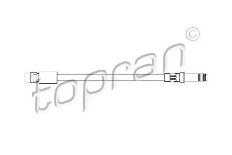 Гальмівний шланг TOPRAN / HANS PRIES 501 128