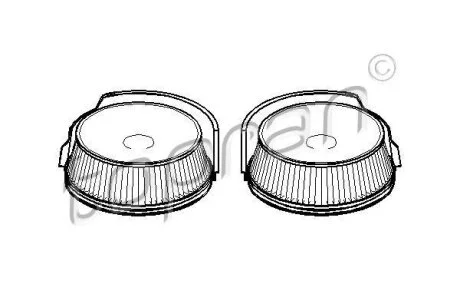 Фільтр салону TOPRAN / HANS PRIES 501 186