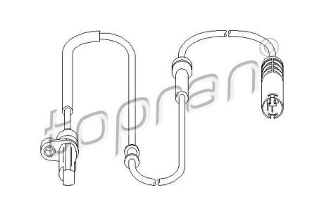 Датчик ABS TOPRAN / HANS PRIES 501 234