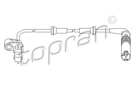Датчик ABS TOPRAN / HANS PRIES 501 235