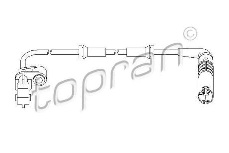 Датчик ABS TOPRAN / HANS PRIES 501 236