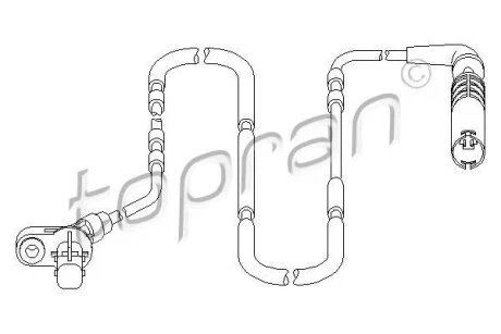 Датчик ABS TOPRAN / HANS PRIES 501 237