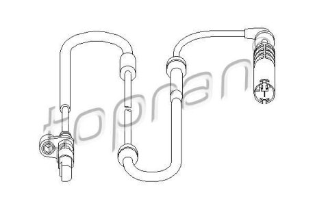 Датчик ABS TOPRAN / HANS PRIES 501 239