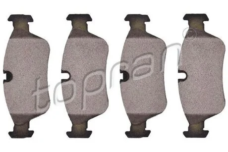 Гальмівні колодки, дискові TOPRAN / HANS PRIES 501 243