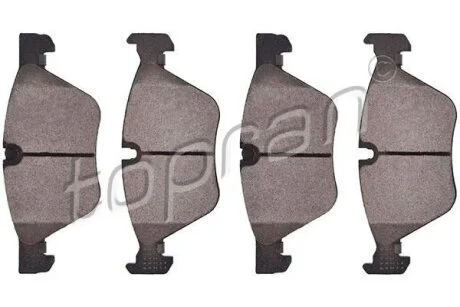 Гальмівні колодки, дискові TOPRAN / HANS PRIES 501 244