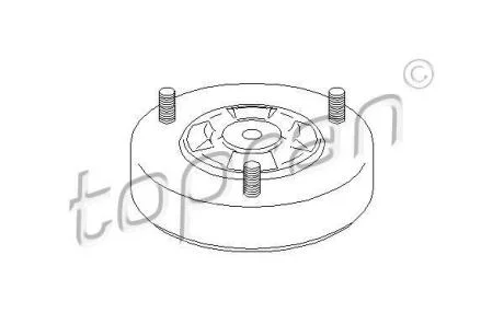 Опорна подушка TOPRAN / HANS PRIES 501 302