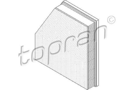 Фільтр повітря TOPRAN / HANS PRIES 501 309