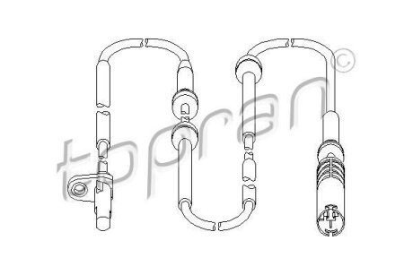 Датчик ABS TOPRAN / HANS PRIES 501 456