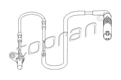 Датчик ABS TOPRAN / HANS PRIES 501 457