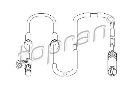 Датчик ABS TOPRAN / HANS PRIES 501 459