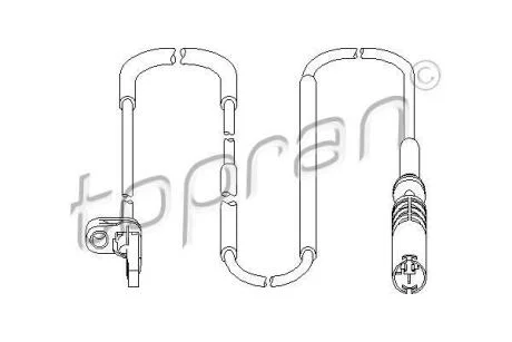 Датчик АВS заднiй TOPRAN 501 461