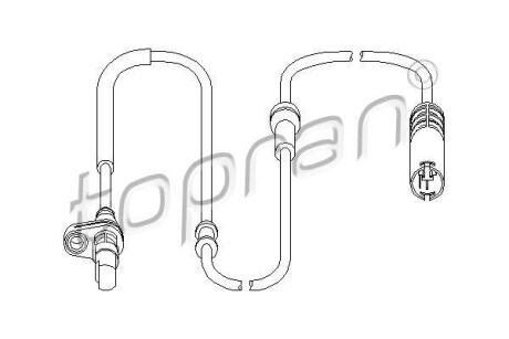 Датчик ABS TOPRAN / HANS PRIES 501 537