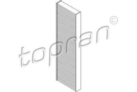 Фільтр салону TOPRAN / HANS PRIES 501 653