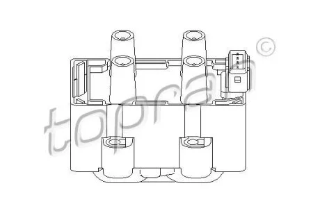 Катушка запалювання TOPRAN / HANS PRIES 700 221