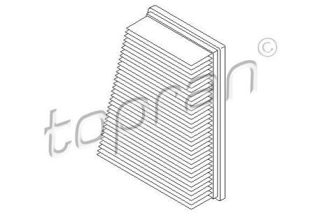 Фільтр повітря TOPRAN / HANS PRIES 700 254