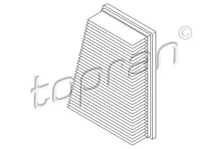 Фільтр повітря TOPRAN / HANS PRIES 700 254