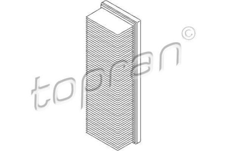 Фільтр повітря TOPRAN / HANS PRIES 700 412