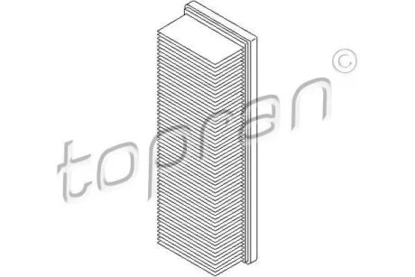 Фільтр повітря TOPRAN / HANS PRIES 700 412
