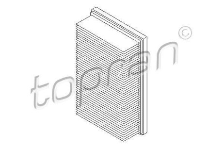 Фільтр повітря TOPRAN / HANS PRIES 700 413