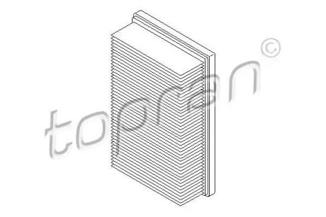 Фільтр повітря TOPRAN / HANS PRIES 700 413