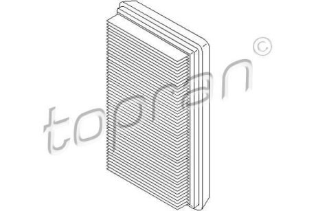 Фільтр повітря TOPRAN / HANS PRIES 700 416