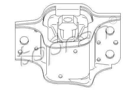 Подвеска, двигатель TOPRAN / HANS PRIES 700 526