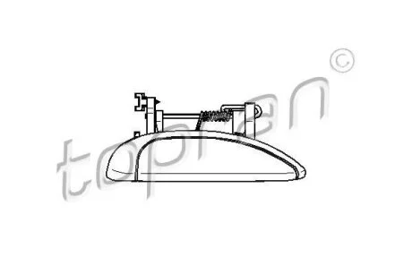 Ручка дверей TOPRAN / HANS PRIES 700 559