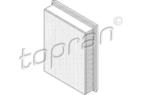 Фільтр повітря TOPRAN / HANS PRIES 700 665