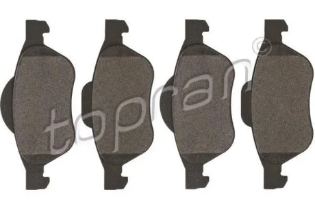 Гальмівні колодки, дискові TOPRAN / HANS PRIES 700 800