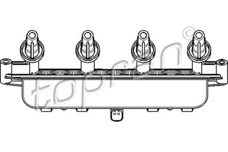 Котушка запалювання TOPRAN / HANS PRIES 701 403