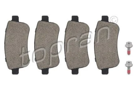 Гальмiвнi колодки дисковi TOPRAN / HANS PRIES 701 675