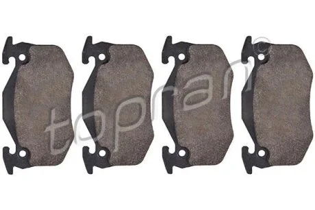 Комплект гальмівних накладок, дискове гальмо TOPRAN / HANS PRIES 720 250