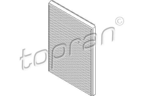Фільтр салону TOPRAN / HANS PRIES 720 320