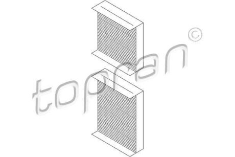 Фільтр салону TOPRAN / HANS PRIES 720 337