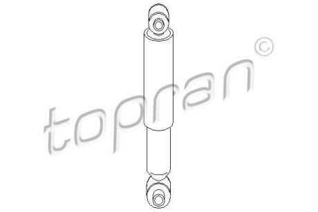 Амортизатор задній TOPRAN / HANS PRIES 720 847