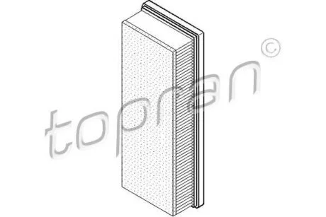 Фільтр повітря TOPRAN / HANS PRIES 720 958