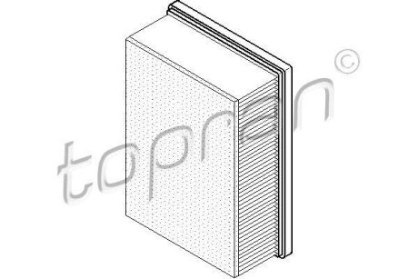 Фільтр повітря TOPRAN / HANS PRIES 720 963