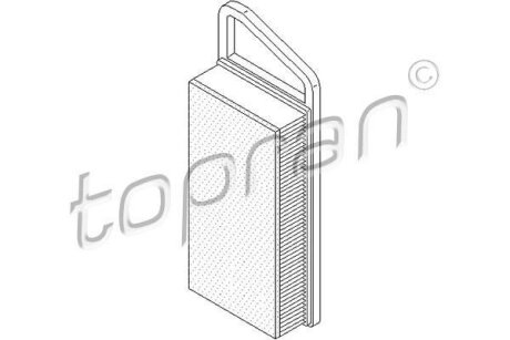 Фільтр повітря TOPRAN / HANS PRIES 720 965