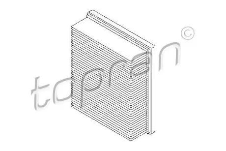Фільтр повітря TOPRAN / HANS PRIES 720 972