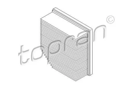 Фільтр повітря TOPRAN / HANS PRIES 720 975