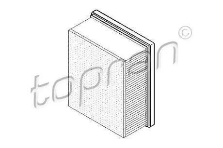 Фільтр повітря TOPRAN / HANS PRIES 721 005