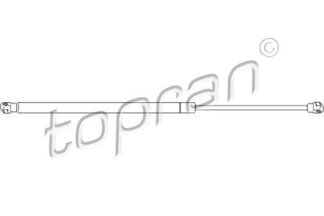 Амортизатор кришки багажника TOPRAN / HANS PRIES 721 283