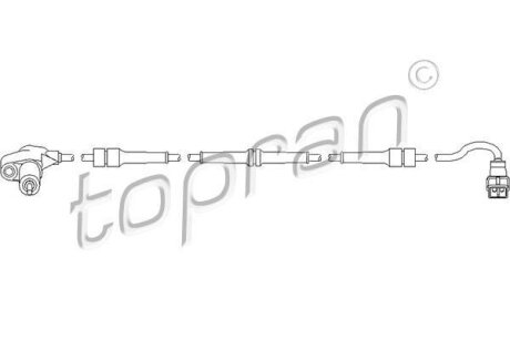 Датчик ABS TOPRAN / HANS PRIES 721 601