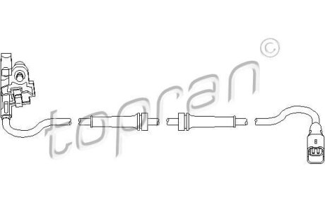 Датчик ABS TOPRAN / HANS PRIES 721 610