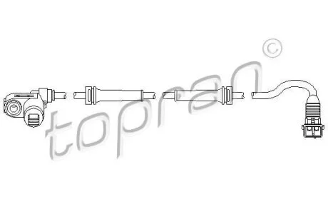 Датчик ABS TOPRAN / HANS PRIES 721 617