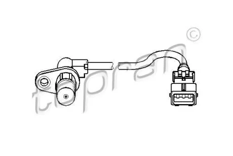 Датчик обертів колінвалу TOPRAN / HANS PRIES 721 682