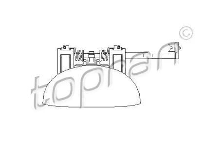 Ручка дверей TOPRAN / HANS PRIES 721 713