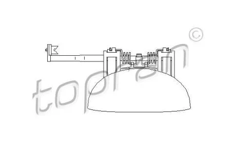 Ручка дверей TOPRAN / HANS PRIES 721 714