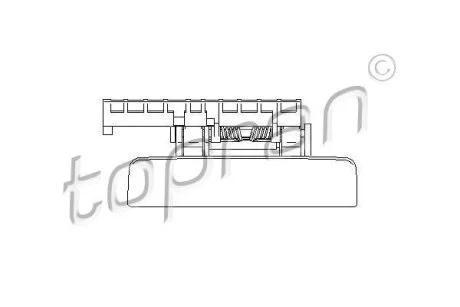 Ручка дверей TOPRAN / HANS PRIES 721 723